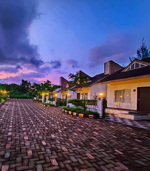 Night View of Villa